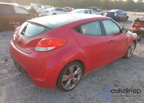 2013 Hyundai Veloster Base W/Black из США, поврежденный, VIN KMHTC6AD4DU093155